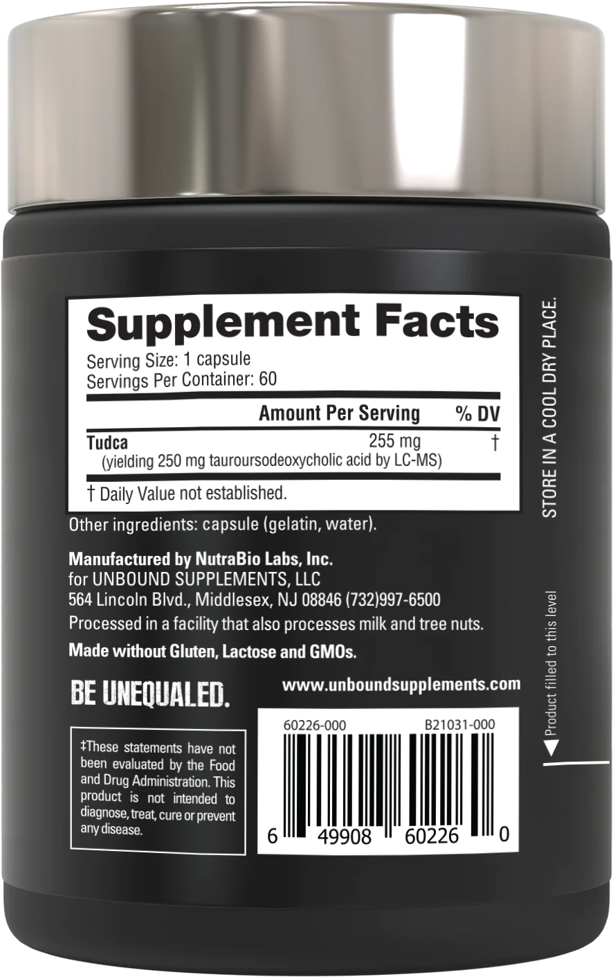 Unbound Tudca Supports Liver Detoxification