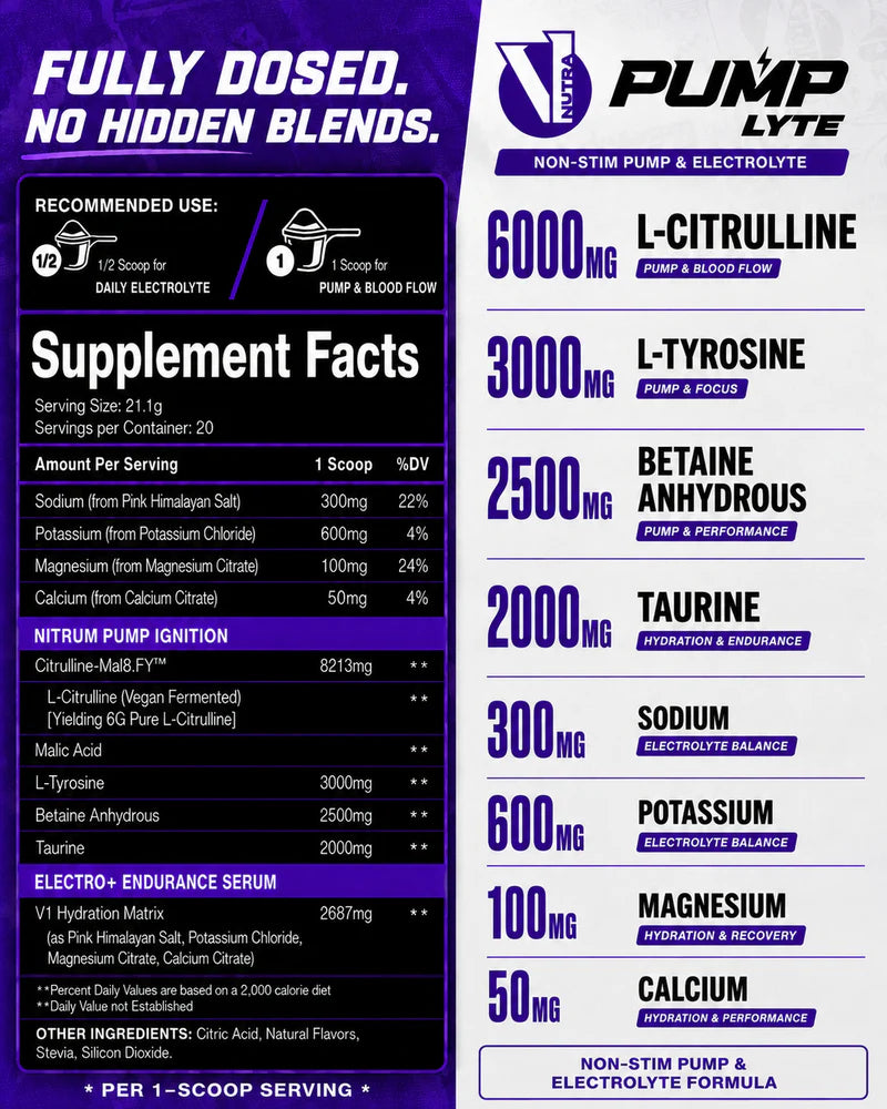 V1 Nutra PUMP-LYTE