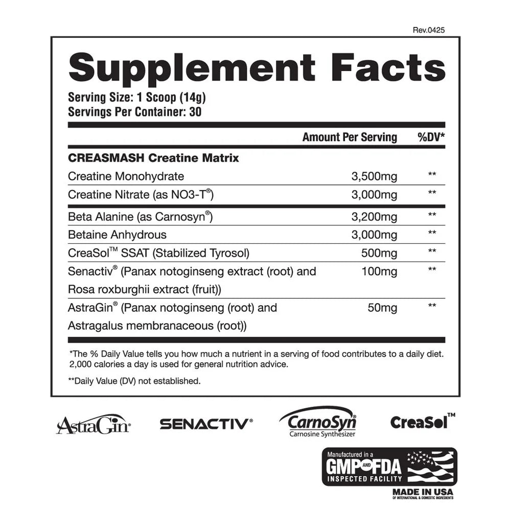 Apollon Creasmash Premium Creatine Nitrate