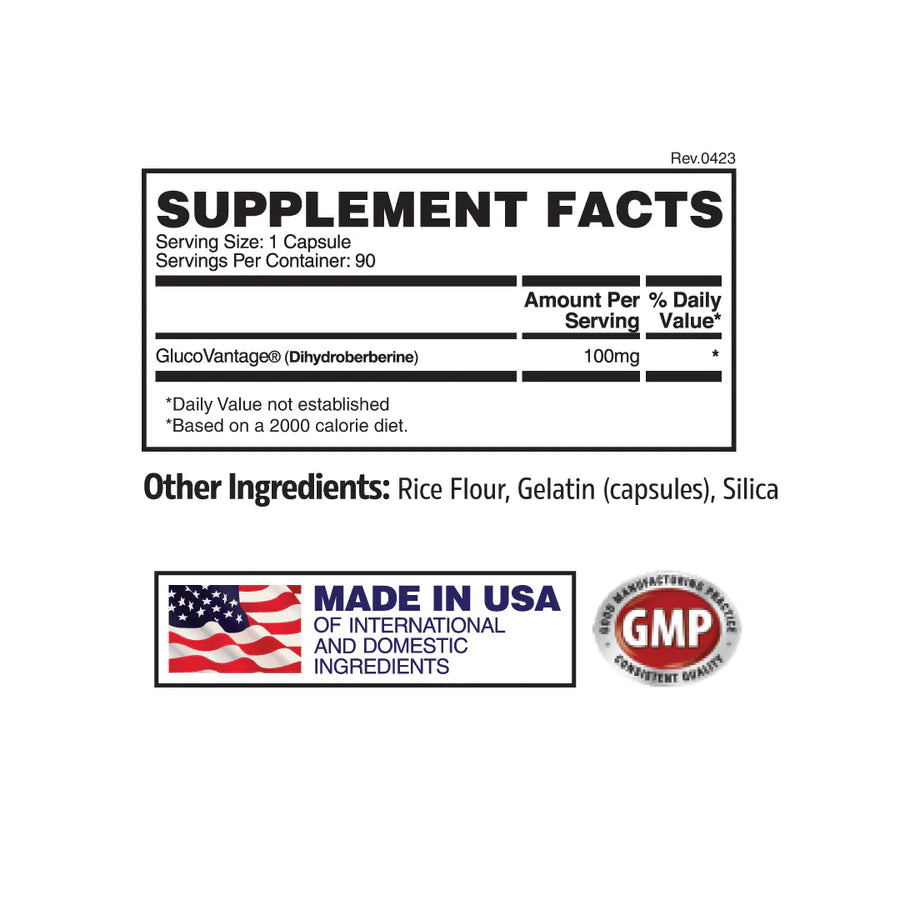 Glucovantage - Premium Dihydroberberine GDA