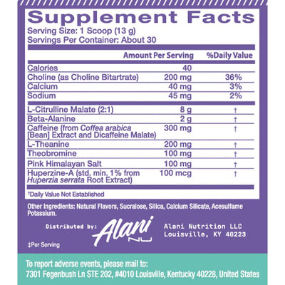Alani Nu Pre-Workout +