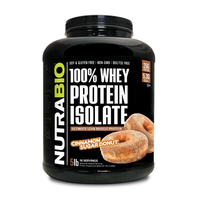 NUTRA BIO WHEY PROTEIN ISOLATE 5LB