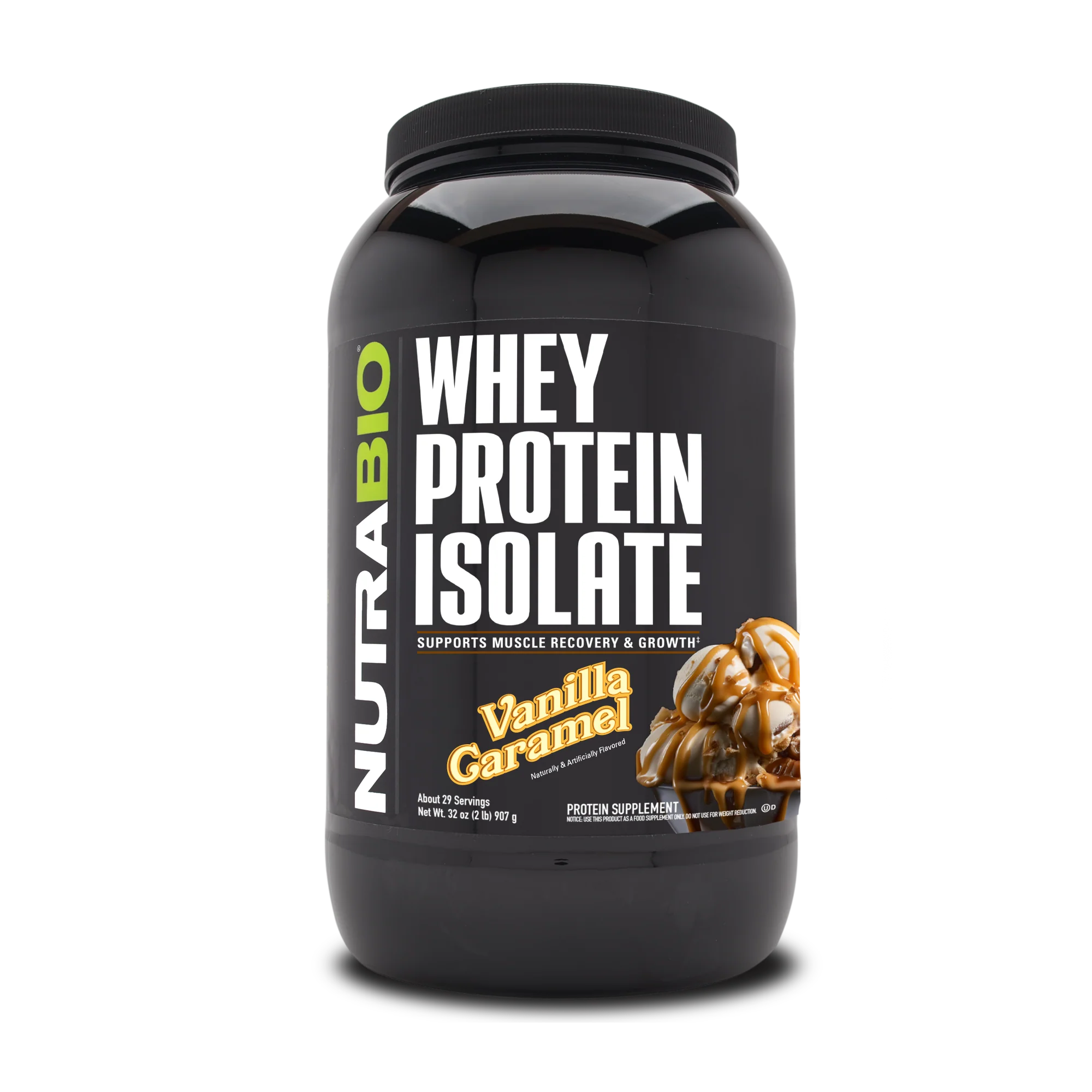 NUTRA BIO WHEY PROTEIN ISOLATE 2LB