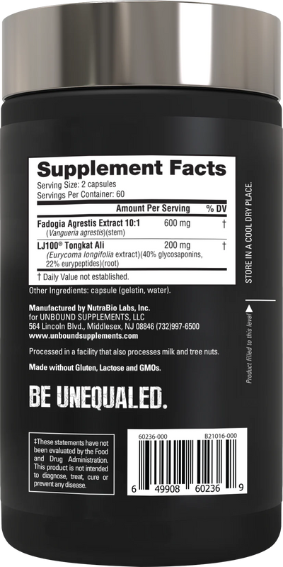 Unbound Tongkat Ali Fadogia  Testosterone Booster