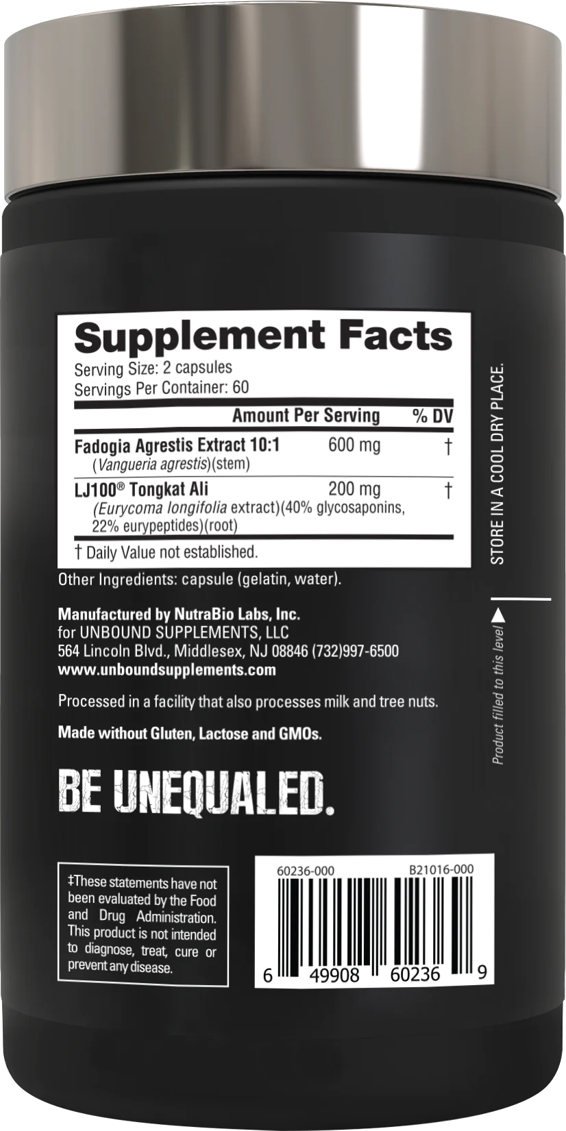 Unbound Tongkat Ali Fadogia  Testosterone Booster