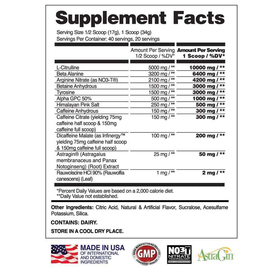 Apollon F#CK Mediocre - Hardcore Premium Pre-workout