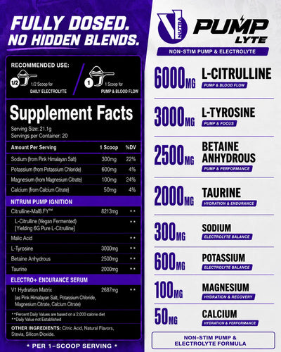 V1 Nutra PUMP-LYTE