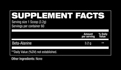 HOSSTILE BETA-ALANINE