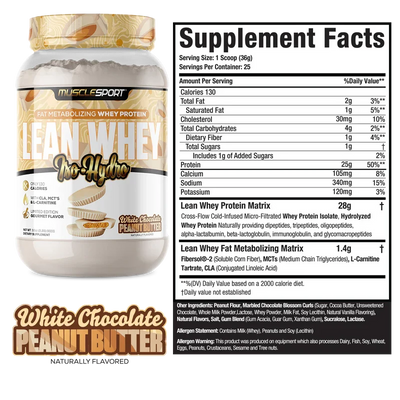 MUSCLE SPORT LEAN WHEY 2lb