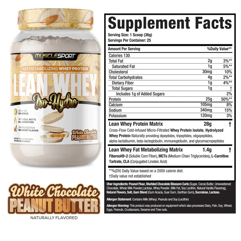 MUSCLE SPORT LEAN WHEY 2lb