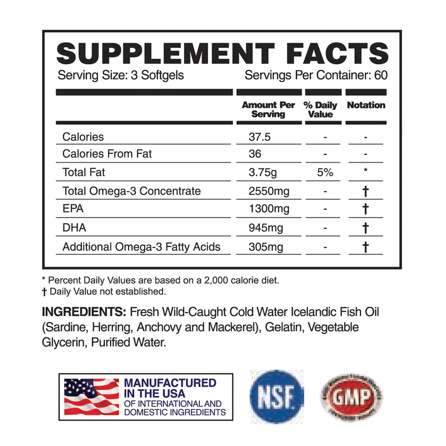Apollon Omega Supreme - Omega 3 Fish Oil