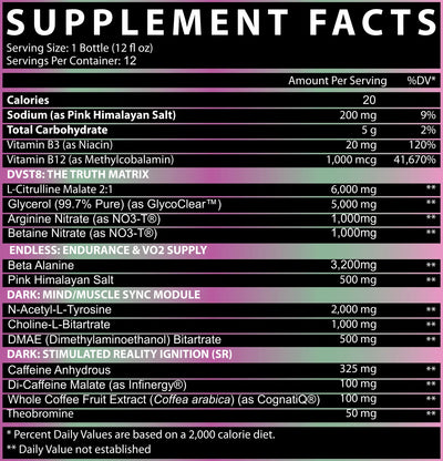 INSPIRED DVST8 DARK PRE-WORKOUT RTD