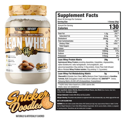 MUSCLE SPORT LEAN WHEY 2lb