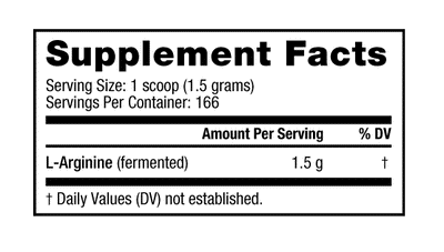 NUTRA BIO ARGININE POWDER - 250g