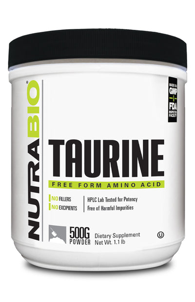 NUTRA BIO TAURINE POWDER 500g
