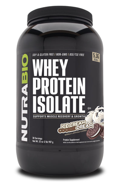 NUTRA BIO WHEY PROTEIN ISOLATE 2LB