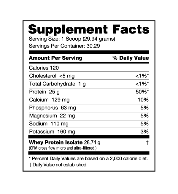 NUTRA BIO WHEY PROTEIN ISOLATE 2LB