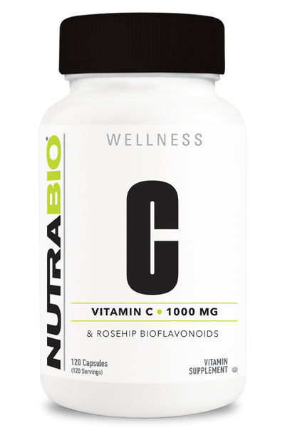 NUTRA BIO VITAMIN C 1000mg W/ ROSE HIPS