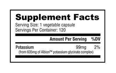 NUTRA BIO POTASSIUM COMPLEX