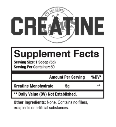 Axe & Sledge // Creatine