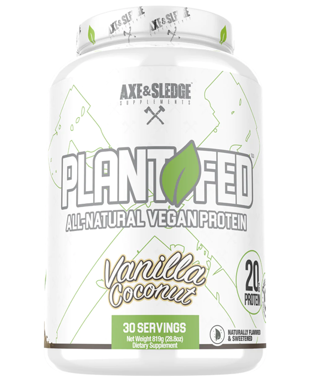 AXE & SLEDGE Plant Fed // All-Natural Vegan Protein