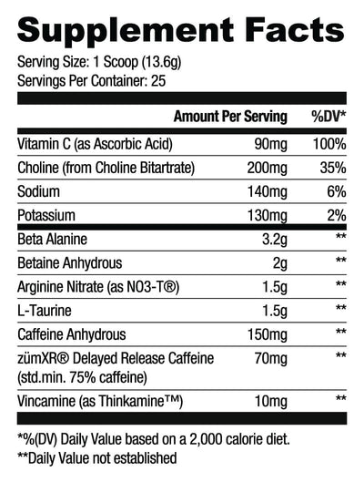 RYSE ELEMENT PRE WORKOUT
